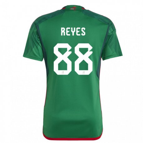 Kandiny Enfant Maillot Mexique Maricarmen Reyes #88 Vert Tenues Domicile 22-24 T-shirt