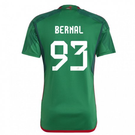 Kandiny Enfant Maillot Mexique Rebeca Bernal #93 Vert Tenues Domicile 22-24 T-shirt