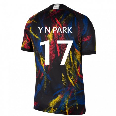 Kandiny Enfant Maillot Corée Du Sud Park Ye Na #17 Multicolore Tenues Extérieur 22-24 T-shirt