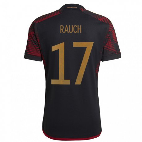 Kandiny Enfant Maillot Allemagne Felicitas Rauch #17 Marron Noir Tenues Extérieur 22-24 T-shirt