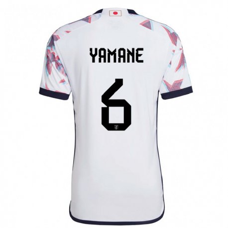 Kandiny Enfant Maillot Japon Riku Yamane #6 Blanc Tenues Extérieur 22-24 T-shirt