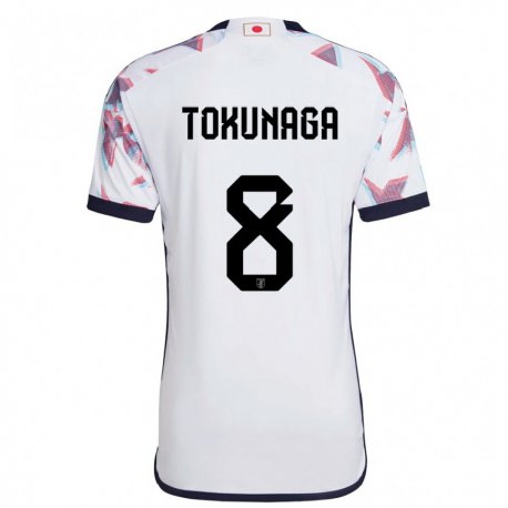 Kandiny Homme Maillot Japon Ryo Tokunaga #8 Blanc Tenues Extérieur 22-24 T-shirt