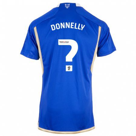 Kandiny Enfant Maillot Ryan Donnelly #0 Bleu Tenues Domicile 2023/24 T-Shirt