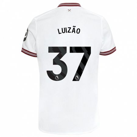Kandiny Enfant Maillot Luizão #37 Blanc Tenues Extérieur 2023/24 T-Shirt