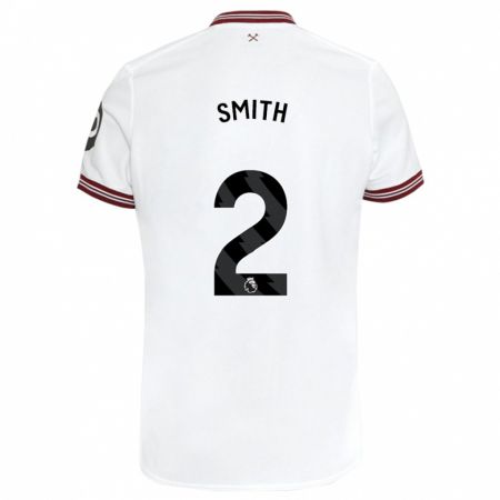 Kandiny Enfant Maillot Kirsty Smith #2 Blanc Tenues Extérieur 2023/24 T-Shirt