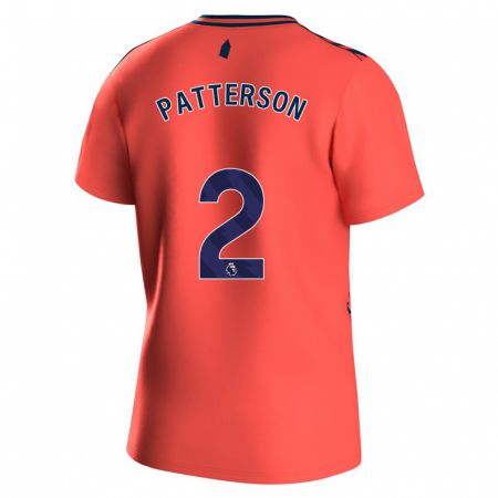 Kandiny Enfant Maillot Nathan Patterson #2 Corail Tenues Extérieur 2023/24 T-Shirt