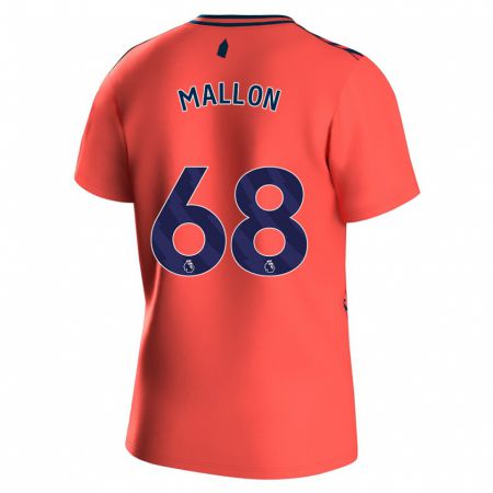 Kandiny Enfant Maillot Mathew Mallon #68 Corail Tenues Extérieur 2023/24 T-Shirt
