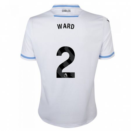 Kandiny Enfant Maillot Joel Ward #2 Blanc Tenues Extérieur 2023/24 T-Shirt
