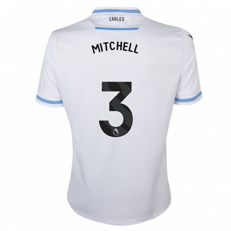 Kandiny Enfant Maillot Tyrick Mitchell #3 Blanc Tenues Extérieur 2023/24 T-Shirt