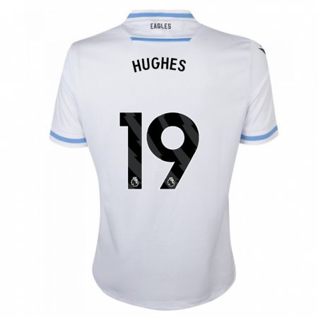 Kandiny Enfant Maillot Will Hughes #19 Blanc Tenues Extérieur 2023/24 T-Shirt