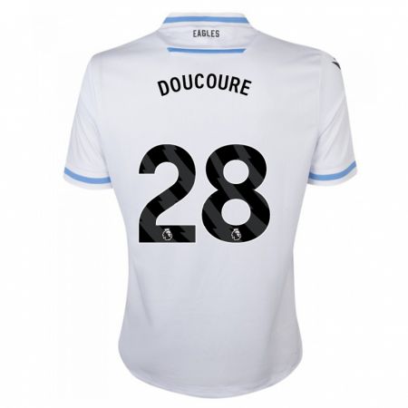 Kandiny Enfant Maillot Cheick Doucouré #28 Blanc Tenues Extérieur 2023/24 T-Shirt