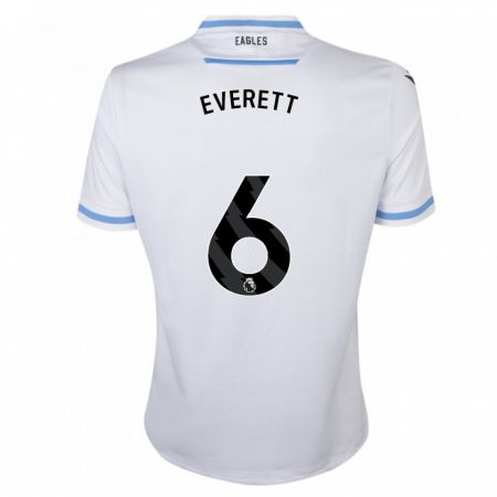 Kandiny Enfant Maillot Aimee Everett #6 Blanc Tenues Extérieur 2023/24 T-Shirt