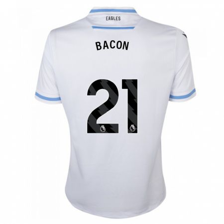 Kandiny Enfant Maillot Skye Bacon #21 Blanc Tenues Extérieur 2023/24 T-Shirt