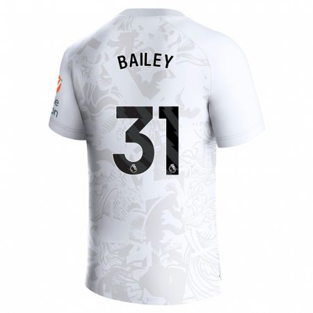 Kandiny Enfant Maillot Leon Bailey #31 Blanc Tenues Extérieur 2023/24 T-Shirt