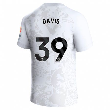 Kandiny Enfant Maillot Keinan Davis #39 Blanc Tenues Extérieur 2023/24 T-Shirt