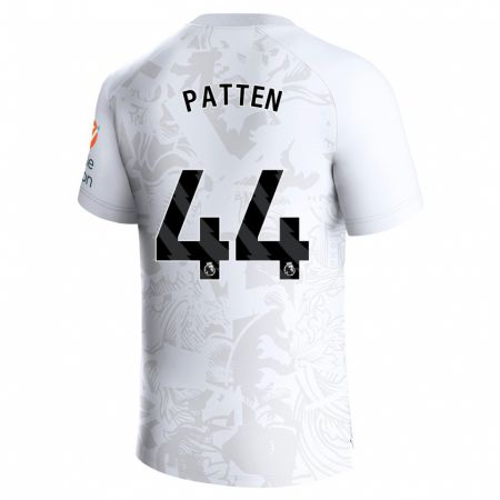 Kandiny Enfant Maillot Anna Patten #44 Blanc Tenues Extérieur 2023/24 T-Shirt