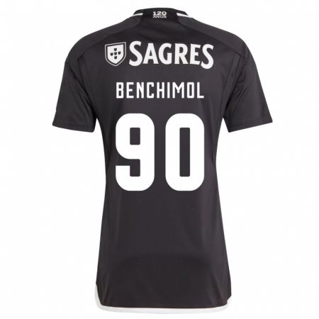 Kandiny Enfant Maillot Benchimol #90 Noir Tenues Extérieur 2023/24 T-Shirt