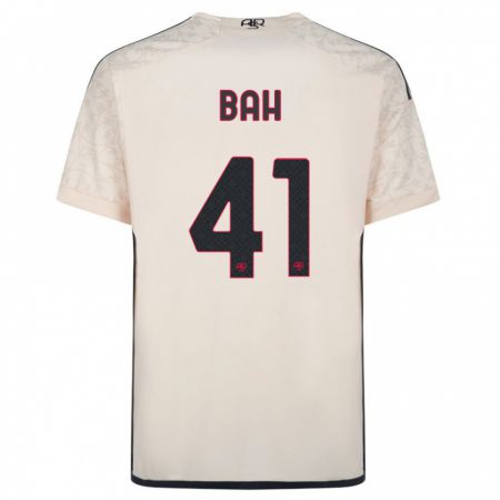 Kandiny Enfant Maillot Muhammed Bah #41 Blanc Cassé Tenues Extérieur 2023/24 T-Shirt