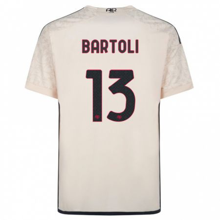 Kandiny Enfant Maillot Elisa Bartoli #13 Blanc Cassé Tenues Extérieur 2023/24 T-Shirt