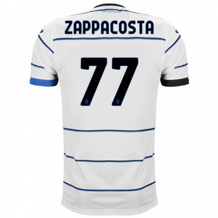Kandiny Enfant Maillot Davide Zappacosta #77 Blanc Tenues Extérieur 2023/24 T-Shirt