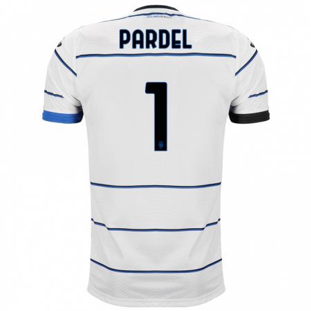 Kandiny Enfant Maillot Piotr Pardel #1 Blanc Tenues Extérieur 2023/24 T-Shirt