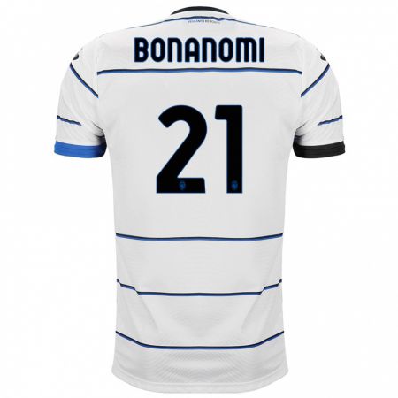 Kandiny Enfant Maillot Andrea Bonanomi #21 Blanc Tenues Extérieur 2023/24 T-Shirt