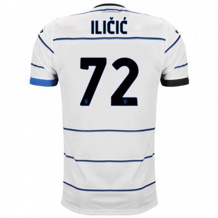 Kandiny Enfant Maillot Josip Ilicic #72 Blanc Tenues Extérieur 2023/24 T-Shirt