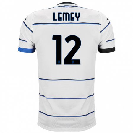 Kandiny Enfant Maillot Diede Lemey #12 Blanc Tenues Extérieur 2023/24 T-Shirt