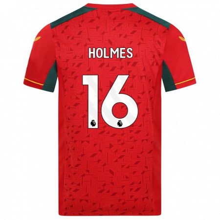 Kandiny Homme Maillot Summer Holmes #16 Rouge Tenues Extérieur 2023/24 T-Shirt