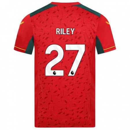 Kandiny Homme Maillot Lauren Riley #27 Rouge Tenues Extérieur 2023/24 T-Shirt