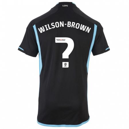 Kandiny Homme Maillot Thomas Wilson-Brown #0 Noir Tenues Extérieur 2023/24 T-Shirt