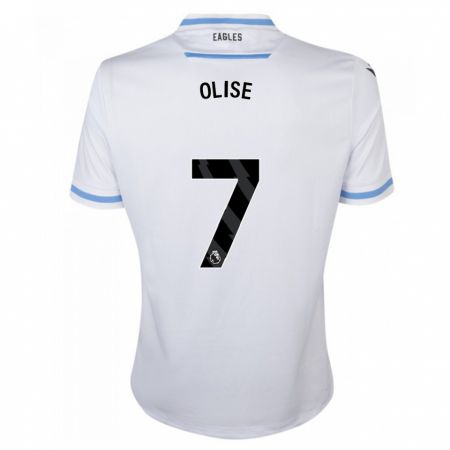 Kandiny Homme Maillot Michael Olise #7 Blanc Tenues Extérieur 2023/24 T-Shirt