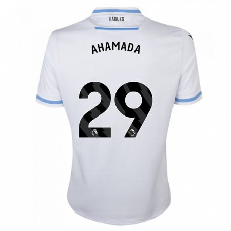 Kandiny Homme Maillot Naouirou Ahamada #29 Blanc Tenues Extérieur 2023/24 T-Shirt