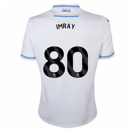 Kandiny Homme Maillot Danny Imray #80 Blanc Tenues Extérieur 2023/24 T-Shirt