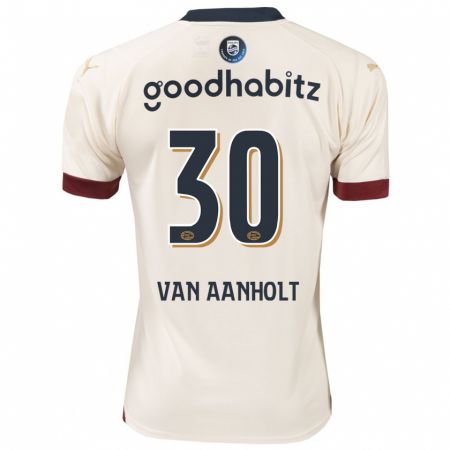 Kandiny Homme Maillot Patrick Van Aanholt #30 Blanc Cassé Tenues Extérieur 2023/24 T-Shirt