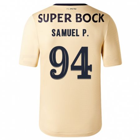 Kandiny Homme Maillot Samuel #94 Beige-Doré Tenues Extérieur 2023/24 T-Shirt