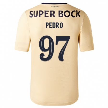 Kandiny Homme Maillot Zé Pedro #97 Beige-Doré Tenues Extérieur 2023/24 T-Shirt
