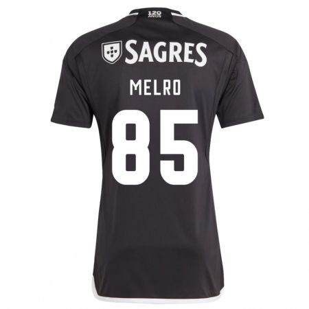 Kandiny Homme Maillot José Melro #85 Noir Tenues Extérieur 2023/24 T-Shirt