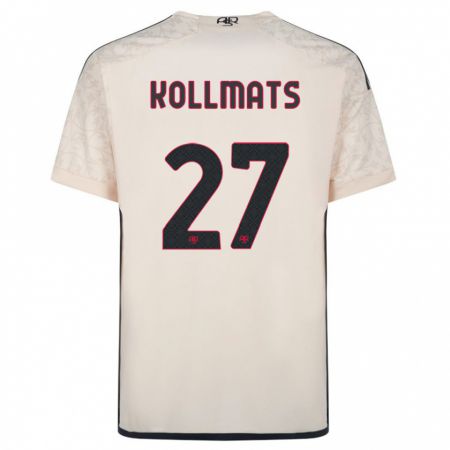 Kandiny Homme Maillot Beata Kollmats #27 Blanc Cassé Tenues Extérieur 2023/24 T-Shirt