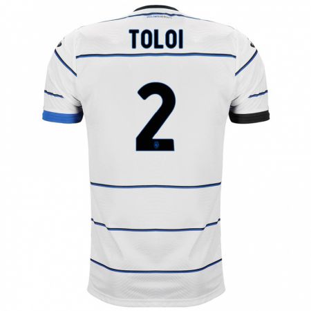 Kandiny Homme Maillot Rafael Tolói #2 Blanc Tenues Extérieur 2023/24 T-Shirt
