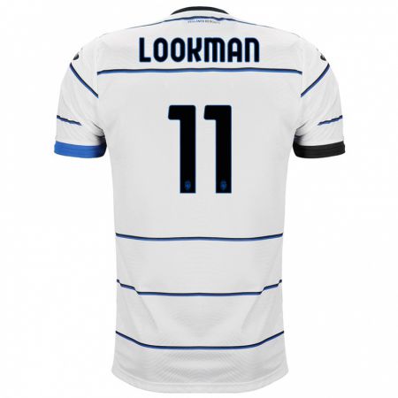 Kandiny Homme Maillot Ademola Lookman #11 Blanc Tenues Extérieur 2023/24 T-Shirt