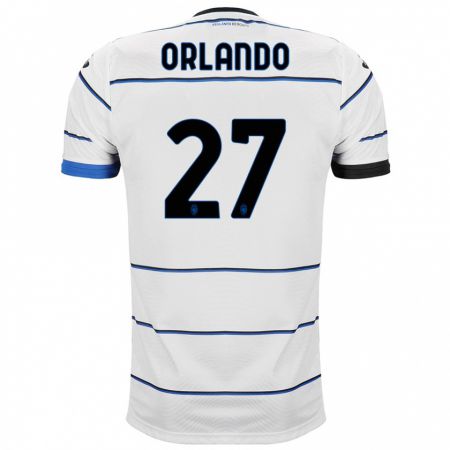 Kandiny Homme Maillot Daniele Orlando #27 Blanc Tenues Extérieur 2023/24 T-Shirt