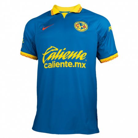 Kandiny Homme Maillot Salvador Reyes #26 Bleu Tenues Extérieur 2023/24 T-Shirt