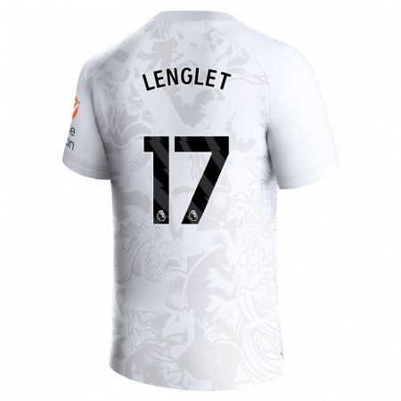 Kandiny Femme Maillot Clément Lenglet #17 Blanc Tenues Extérieur 2023/24 T-Shirt