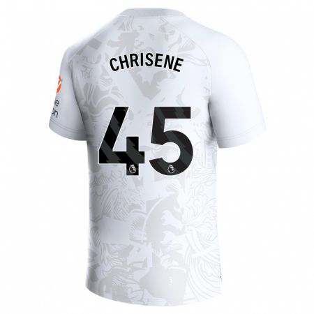 Kandiny Femme Maillot Ben Chrisene #45 Blanc Tenues Extérieur 2023/24 T-Shirt