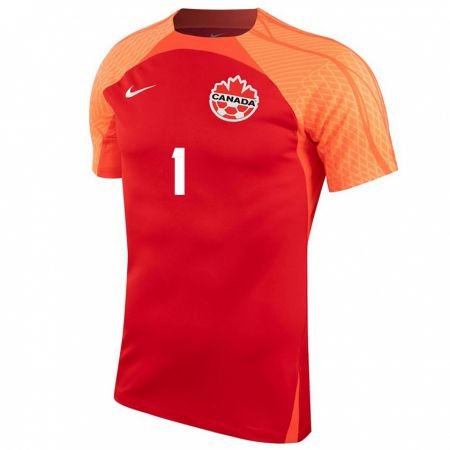 Kandiny Enfant Maillot Canada Kailen Sheridan #1 Orange Tenues Domicile 24-26 T-Shirt