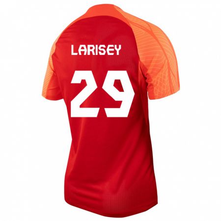 Kandiny Enfant Maillot Canada Clarissa Larisey #29 Orange Tenues Domicile 24-26 T-Shirt