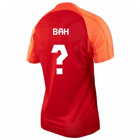 Kandiny Homme Maillot Canada Elage Bah #0 Orange Tenues Domicile 24-26 T-Shirt