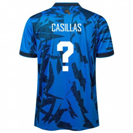 Kandiny Homme Maillot Salvador Marcos Casillas #0 Bleu Tenues Domicile 24-26 T-Shirt