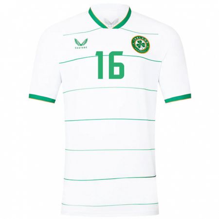 Kandiny Homme Maillot Irlande Caoimhín Kelleher #16 Blanc Tenues Extérieur 24-26 T-Shirt